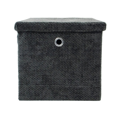 JVL Metro Foldable Storage Box with Lid