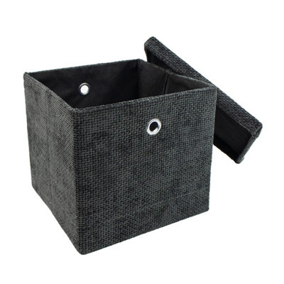 JVL Metro Foldable Storage Box with Lid