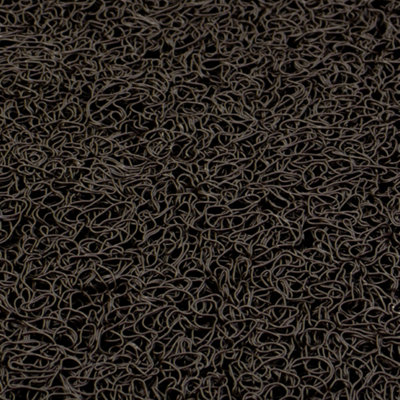 JVL Mud Grabber Spaghetti Scraper Doormat, 40x60cm, Brown Border