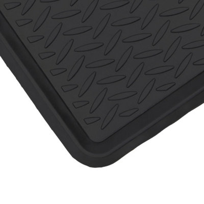 JVL Opus Moulded Rubber Boot Tray Mat, 41x81cm
