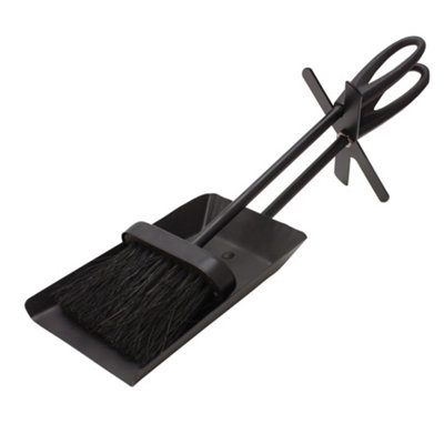 JVL Purbeck Hearth Fireside Ash Brush Set