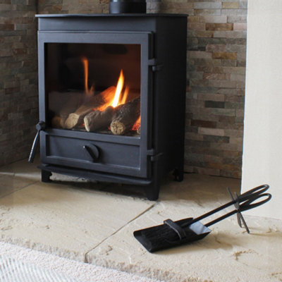 JVL Purbeck Hearth Fireside Ash Brush Set - 6