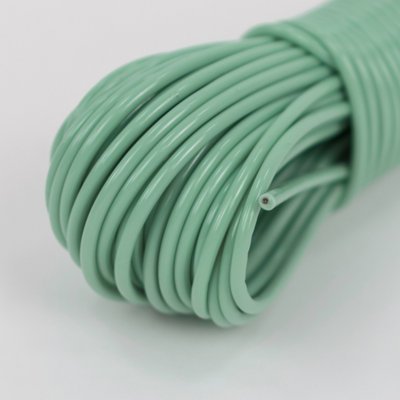 JVL PVC Coated Steel Core 20m Washing Line