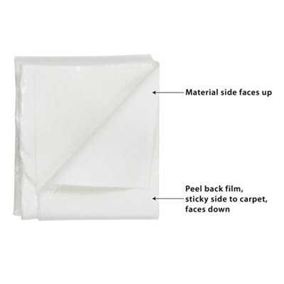 JVL Rug safe carpet gripper for carpet floors 120 x 180cm