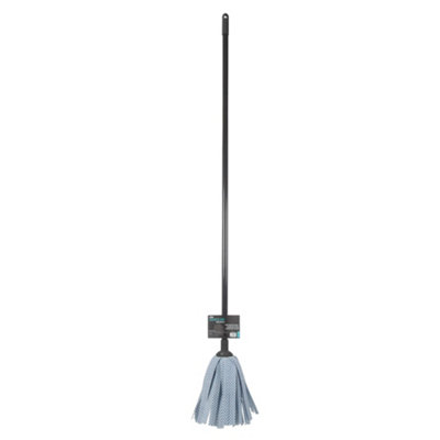 JVL Super-Absorbent Lightweight Synthetic Floor Mop, Grey/Turquoise