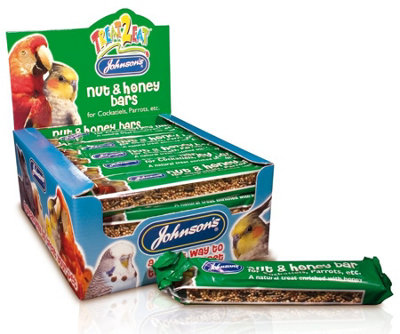 Jvp Treat2eat Cockatiel/parrot Nut & Honey Bar 50g (Pack of 24) Price Comparisons | Compare The Build