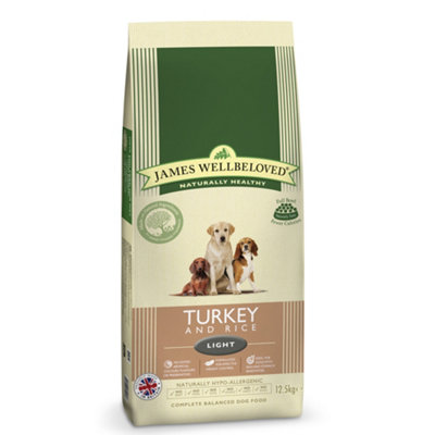 Jwb Adult Dog Light Turkey & Rice Kibble Dog Food 12.5kg