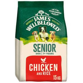 Jwb Dog Senior Chicken & Rice Dog Food 15kg