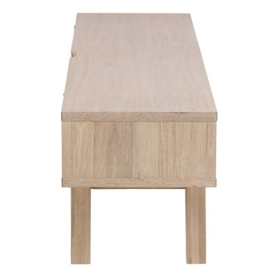 Jyvaskyla White Oak TV Unit with 2 Drawers and Sliding Door 1500mm — free download
