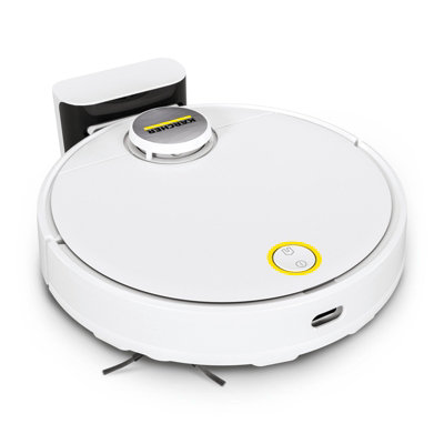 Kärcher RCV 3 Robot Vacuum Cleaner with Mop Function, Remote Control, Laser Navigation and Mapping for Carpets & Floors