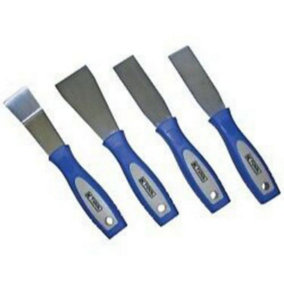 K Tool Scraper Set Satinless Steel Blades 4Pc