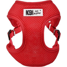 K9 Pursuits Pet Dog Lead Harness Vest Padded Soft Mesh Extra Small