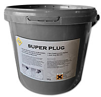 KA Super Plug Stops Water Leaks in Masonry & Block work Instant Cement Repair & Hole Blocker 5kg