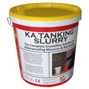 KA Tanking Slurry 25kg tub Grey Water Proofing Damp Proofing for Concrete and Masonry