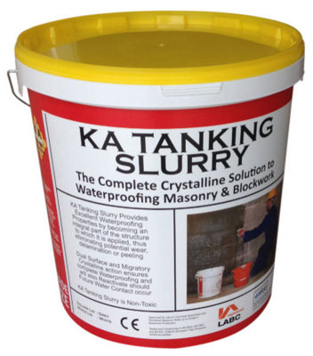 KA Tanking Slurry 25kg tub White Water Proofing Damp Proofing for Concrete and Masonry