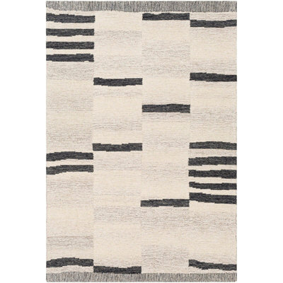 KAAYA Hand-Tufted Global Wool Beige Area Rug 152 x229 cm
