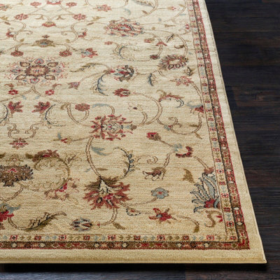 KABANI Scandi Traditional Boho Khaki Area Rug 160 x 230 cm