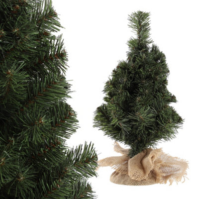 KADAX Artificial Christmas Tree 1ft, Small Xmas Tree with Plastic Stand ...