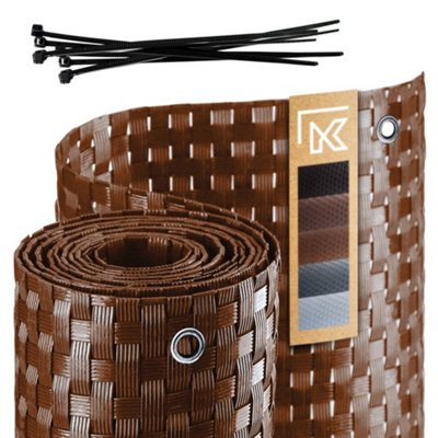 KADAX Balcony Privacy Screen, Weatherproof Protective Screen Made of ...