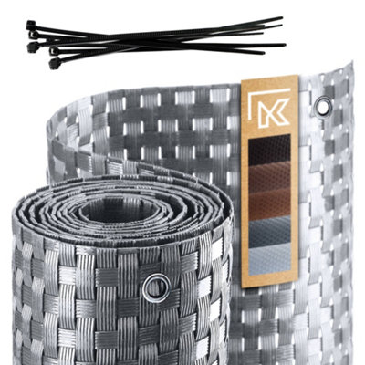 KADAX Balcony Privacy Screen, Weatherproof Protective Screen Made of ...