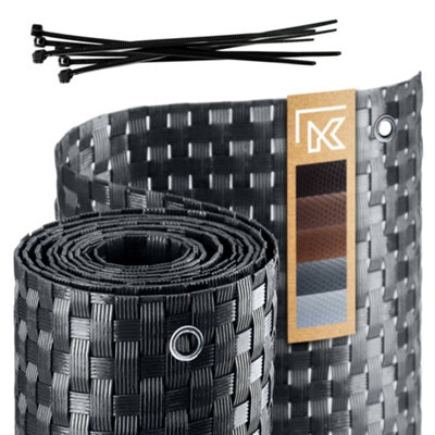KADAX Balcony Privacy Screen, Weatherproof Protective Screen Made of ...