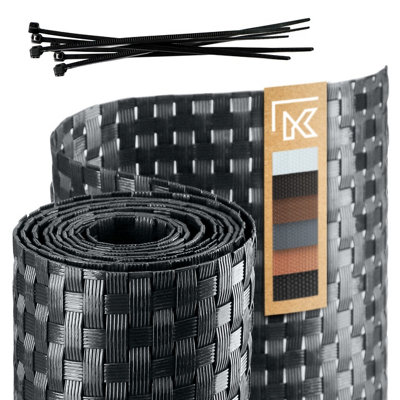 KADAX Balcony Privacy Screen, Weatherproof Protective Screen Made of ...