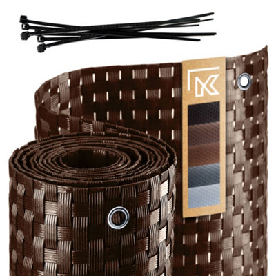 KADAX Balcony Privacy Screen, Weatherproof Protective Screen Made of ...