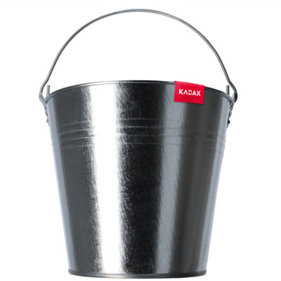 KADAX Bucket, Heavy Duty Zinc Bucket with Ergonomic Handle, Ash Bucket ...