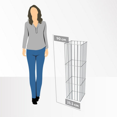 KADAX Column made of steel, mesh columns, steel mesh columns, original ...