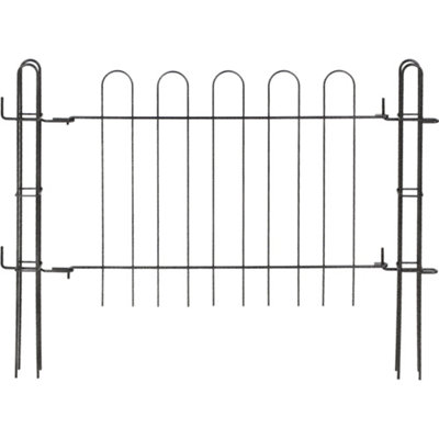 KADAX Garden Gate, Steel Rod Gate, Powder-Coated Garden Fence with ...