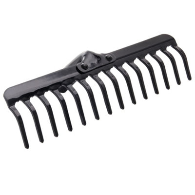 KADAX Garden Rake without Handle, Metal Garden Rake, Lawn Rake for ...