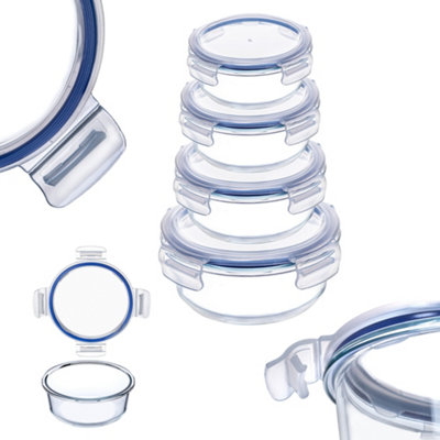 KADAX GLASS STORAGE JARS, DISHWASHER-SAFE STORAGE CONTAINERS WITH LID ...