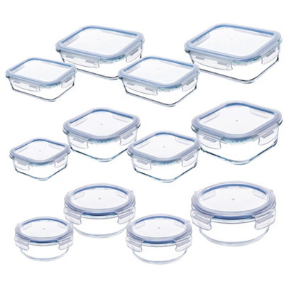 KADAX Glass Storage Jars, Dishwasher Safe Storage Containers with Lid ...