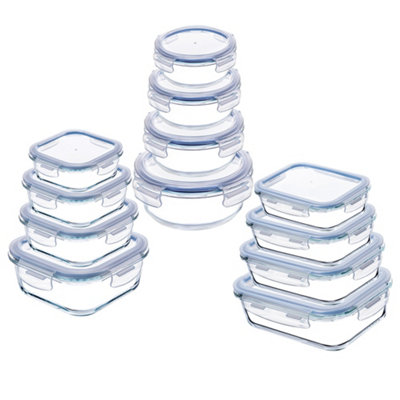 KADAX Glass Storage Jars, Dishwasher Safe Storage Containers with Lid ...