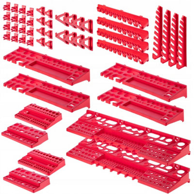 KADAX Large Tool Wall Shelf, 232 X 78 Cm, Storage System Made Of ... - B&Q