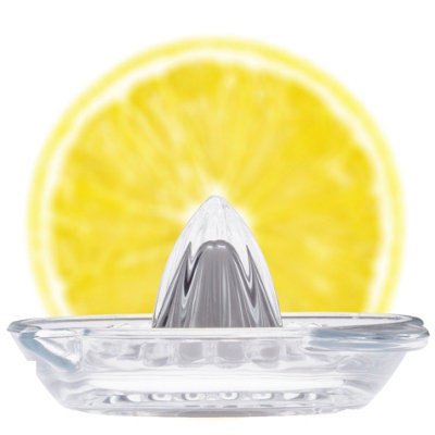 KADAX Manual Juicer, Glass Squeezer for Fresh Juice, Transparent Lemon ...