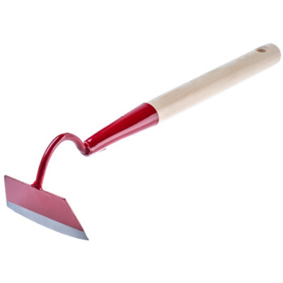 KADAX Metal Head Hoe Garden Hoe with Wooden Handle, Weed Removal Hoe ...