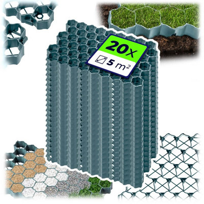 KADAX Plastic Paddock Plates, 60 x 40 cm 2 Colours Load Capacity up to ...