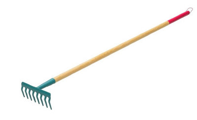 KADAX Rake for Women Flat Rake Long Handle Lawn Rake for Garden Stones ...