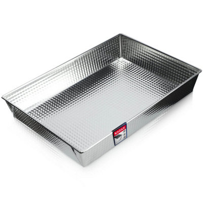 KADAX Rectangular Baking Tin, Baking Tray in 3 Sizes, High Sheet Rims ...