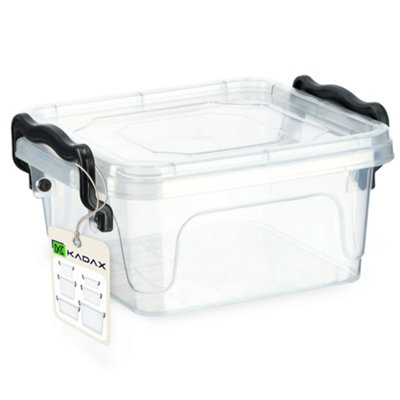 KADAX Storage Box with Lid, Robust Plastic Container, Lunch Box ...