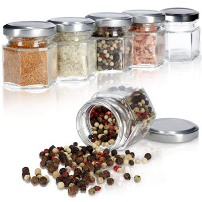 KADAX Universal Spice Jars Set, 30 ml, Container for Spices, Storage ...