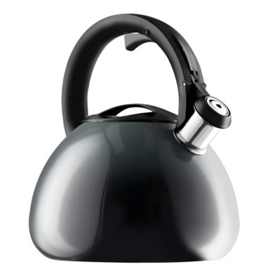 KADAX Whistling Kettle 2.6 L, Stainless Steel Kettle with Ombre Effect ...