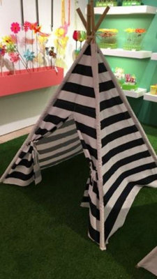 Kaemingk Stripe Teepee Play Tent