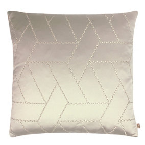 Kai Hades Geometric Patterned Jacquard Polyester Filled Cushion