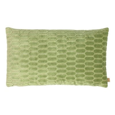 Kai Rialta Geometric Rectangular Feather Filled Cushion