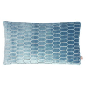 Kai Rialta Rectangular Velvet Embroidered Polyester Filled Cushion