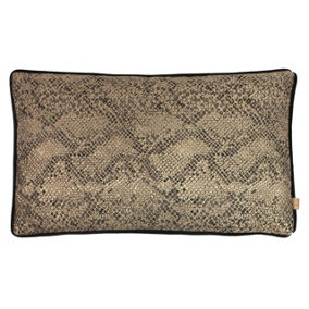 Kai Viper Metallic Snakeskin Rectangular Cushion Cover