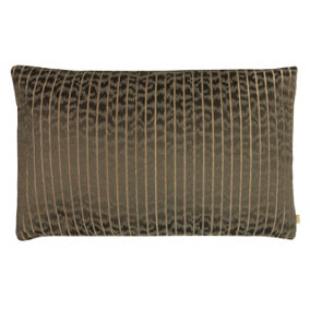 Kai Wrap Charcoal Striped Cushion Cover