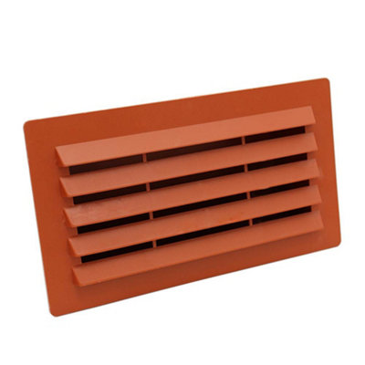 Kair 180mm x 95mm Rectangular Airbrick with Damper - Terracotta Price Comparisons | Compare The Build
